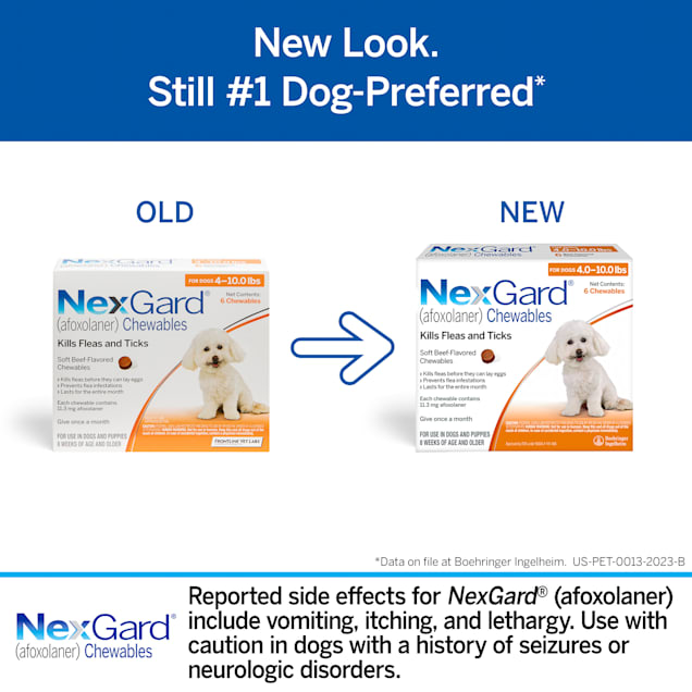 NexGard 4-10 lbs 3 doses for Pets