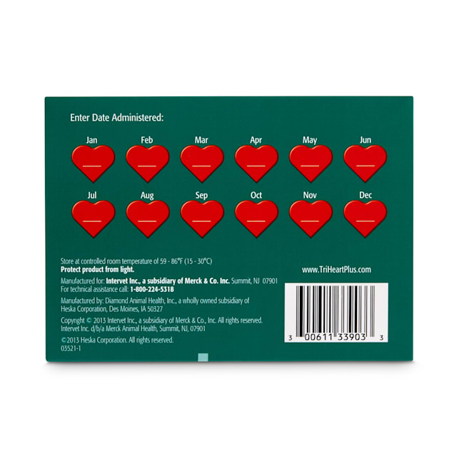 RX Tri Heart Plus Green 26 50 lbs