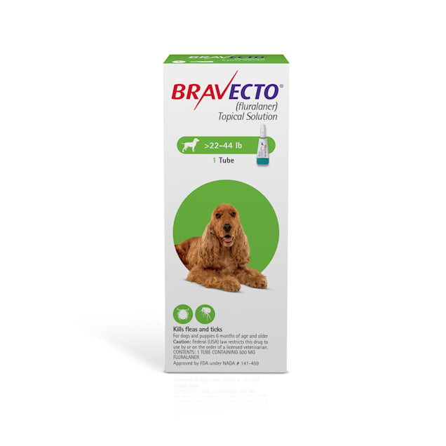 Bravecto Topical Solution for Dogs 22-44 lbs (10-20 kg) - Green 1