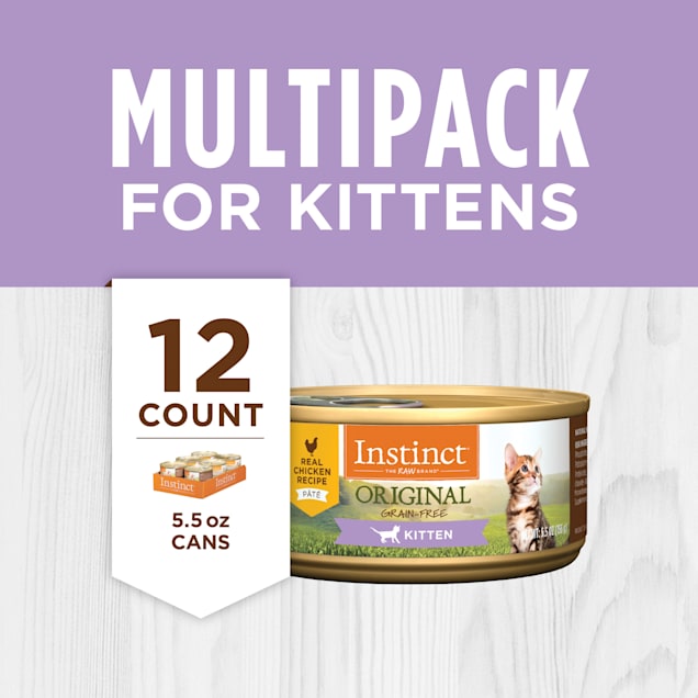 Instinct Original Kitten Grain Free Real Chicken Recipe Natural