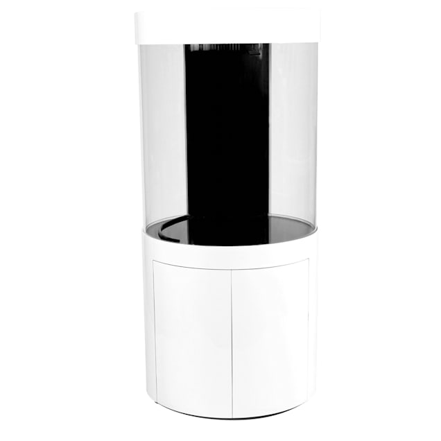 Pro Clear Acrylic Cylinder Aquarium Combo White, 125 Gallon - Carousel image #1