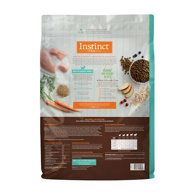 Instinct be natural deals puppy food