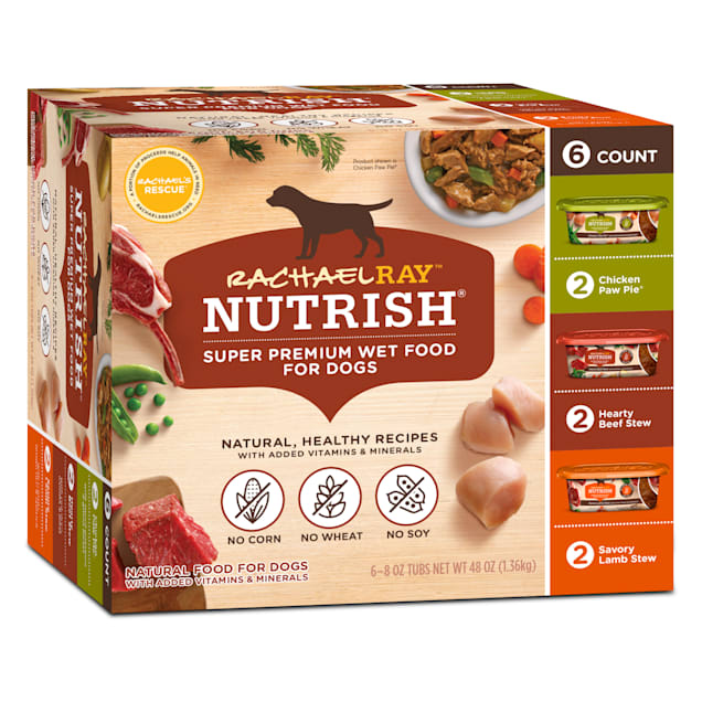 Rachael Ray Nutrish Natural Hearty Beef Stew Chicken Paw Pie