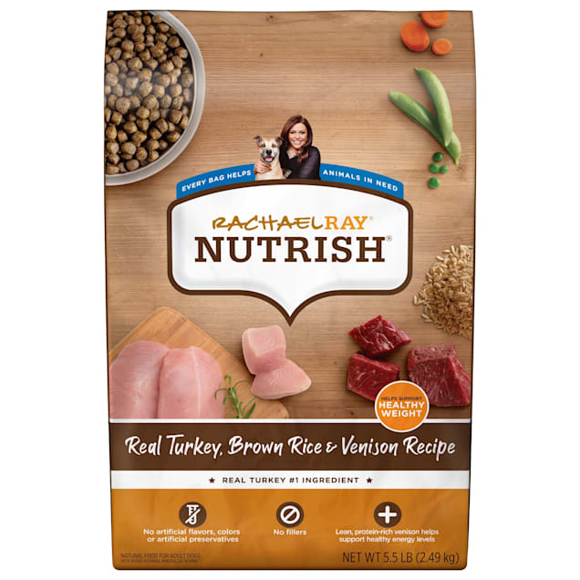 Rachael Ray Nutrish Natural Turkey Brown Rice Venison Recipe