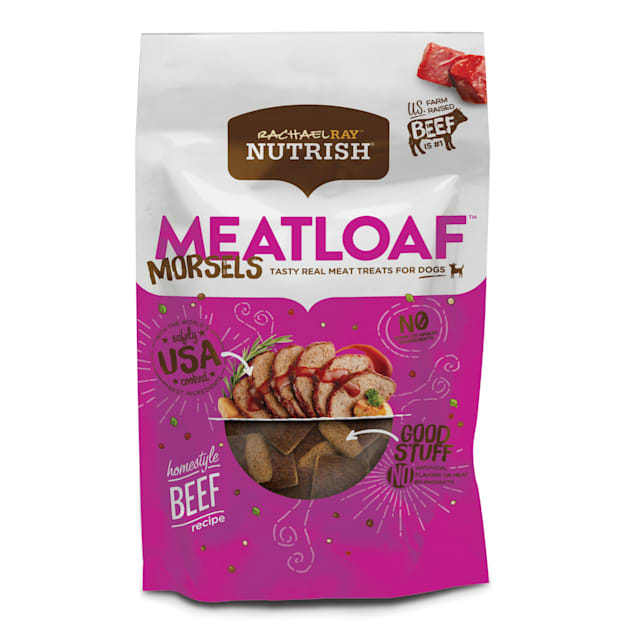 Rachael Ray Nutrish Meatloaf Morsels Homestyle Beef Recipe Dog Treats, 12 oz. - Carousel image #1