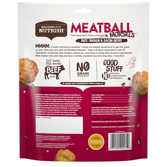 Rachael ray discount nutrish meatball morsels