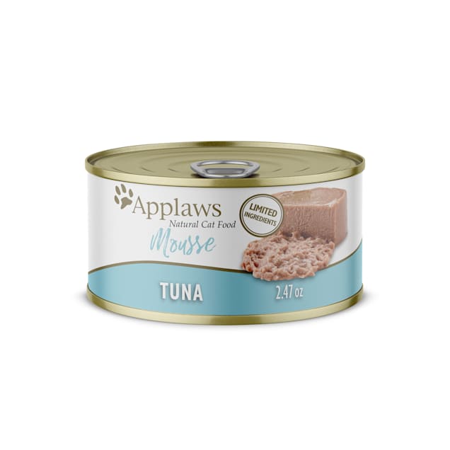 Applaws Natural Tuna Mousse Wet Cat Food, 2.47 oz., Case of 24 - Carousel image #1