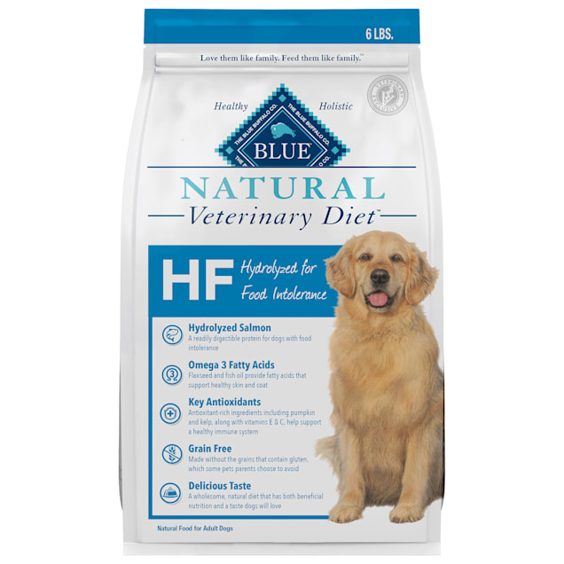 Blue Buffalo Veterinary Diet HF Hydrolyzed Food Intolerance Salmon Dry