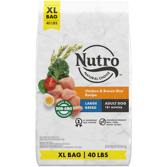 NUTRO NATURAL CHOICE Large Breed Adult Dry Dog Food Chicken Brown Rice Recipe 40 lb. Bag