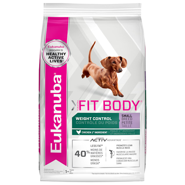 Eukanuba Fit Body Weight Control Small Breed Dry Dog Food 15 lbs