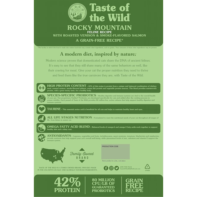 Taste of the wild cat food rating cheap