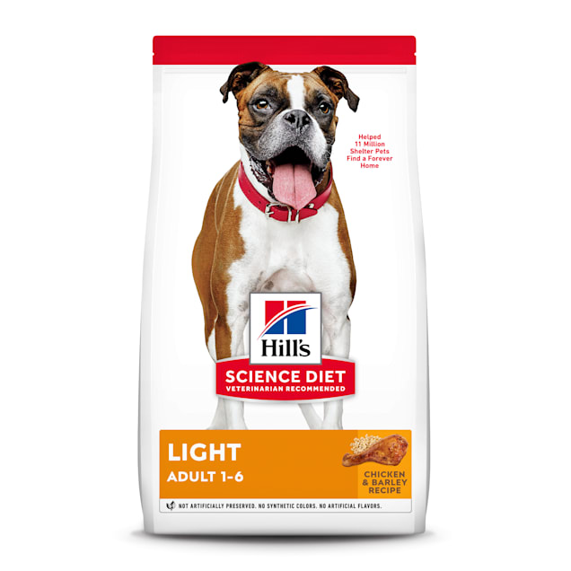 Hill's Science Diet Adult Light with Chicken Meal & Barley Dry Dog Food, 30 lbs., Bag - Carousel image #1