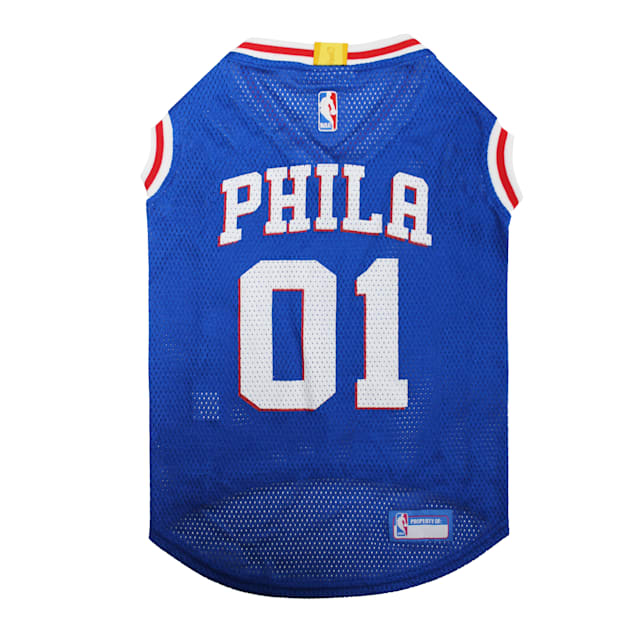 NBA 76ERS Basketball Mesh Dog Jersey