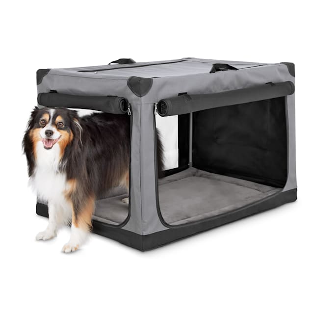 Fabric dog crate