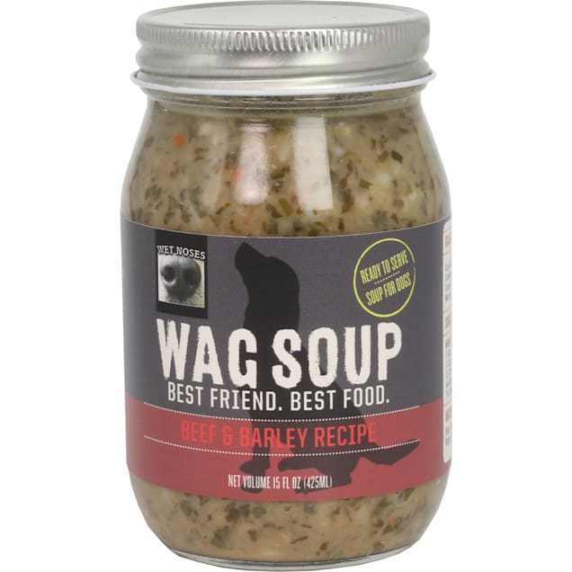 Wet Noses Wag Soup Beef and Barley Wet Dog Food, 15 oz. - Carousel image #1