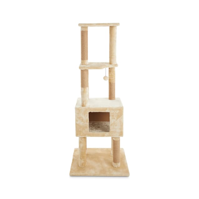 Animaze 4 Level Tan Cat Tree With Condo 60 H Petco