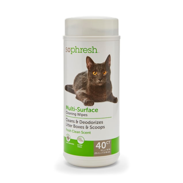 So Phresh Litter Box Wipes, 40 count Petco
