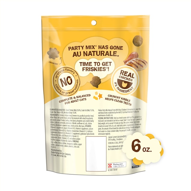 Friskies party mix natural yums clearance