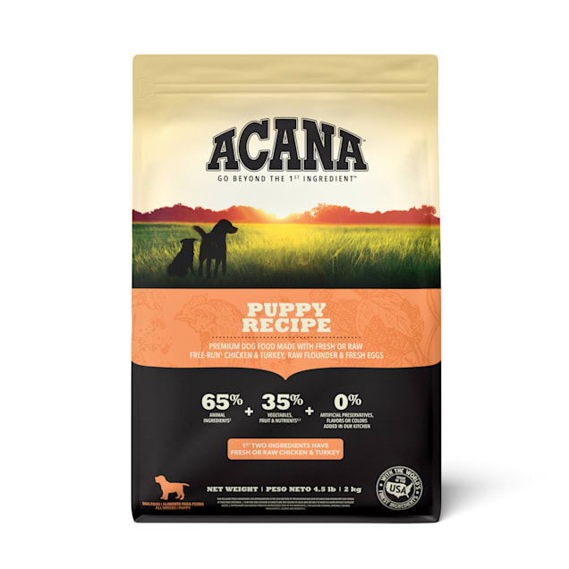 ACANA Grain-Free Chicken Turkey Fish Cage-Free Eggs Dry Puppy Food, 4.5 lbs. | Petco