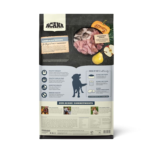 ACANA Grain Free Light Fit Chicken to support Healthy Weight