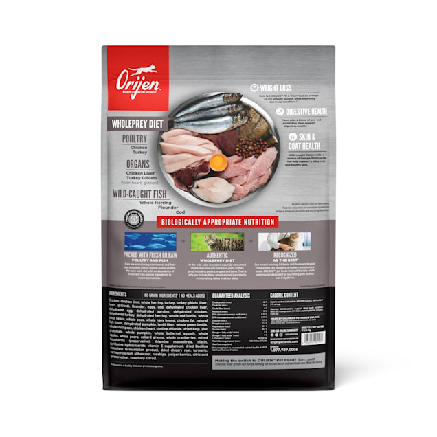 Orijen fit & trim dry cat food top