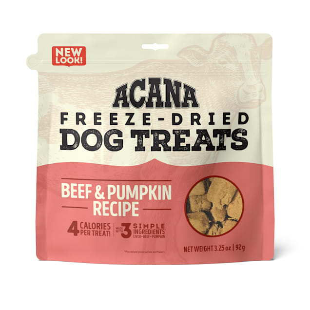 ACANA Singles Freeze-Dried Beef and Pumpkin Dog Treats, 3.25 oz. - Carousel image #1