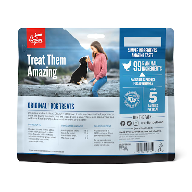 ORIJEN Freeze Dried Grain Free High Protein Raw Animal