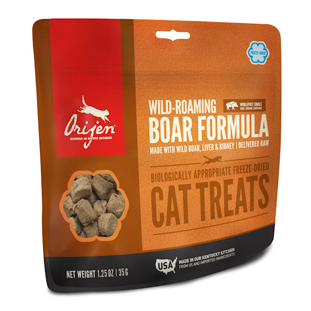 ORIJEN Wild Boar Freeze-Dried Cat Treats, 1.25 oz. - Carousel image #1