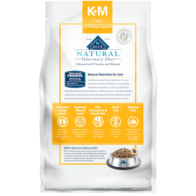 Blue Buffalo Natural Veterinary Diet KM Kidney Mobility Support