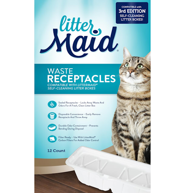 LitterMaid 3rd Edition Waste Receptacles for Cats, Count of 12 - Carousel image #1