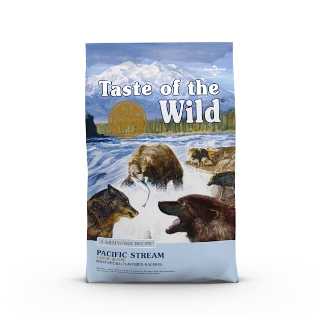 Taste of the Wild Pacific Stream Grain-Free with Smoke-Flavored Salmon Dry Dog Food, 28 lbs. - Carousel image #1