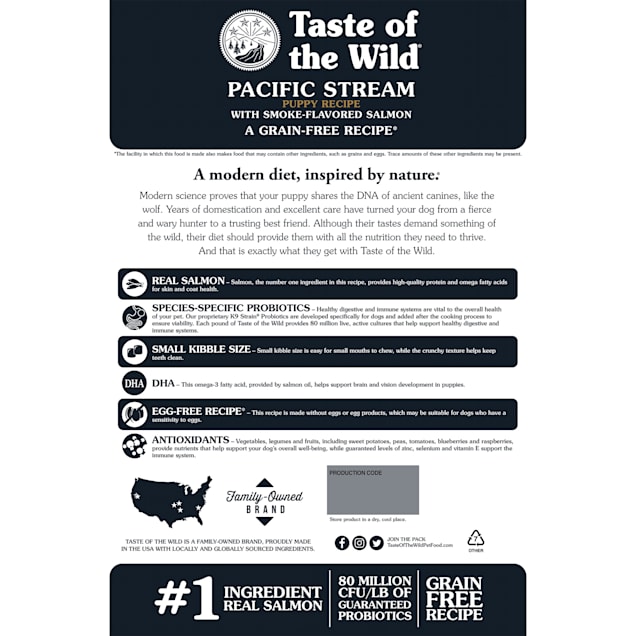 Taste of the wild pacific stream puppy cheap