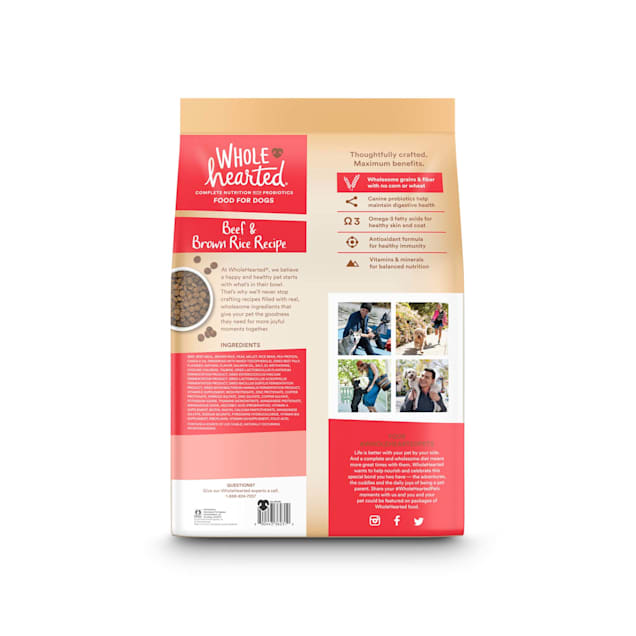 Wholehearted puppy food ingredients hot sale