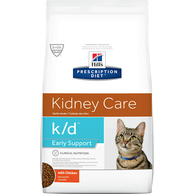 Hill's Prescription Diet k/d Kidney Care Early Support with Chicken Dry Cat Food, 8.5 lbs. - Carousel image #1