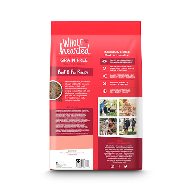 Wholehearted beef and 2025 pea dog food reviews