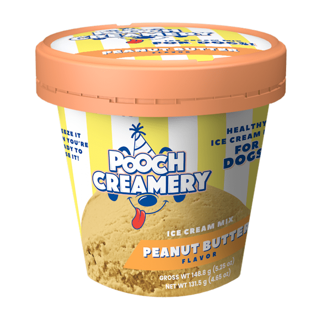 Pooch Creamery Ice Cream Mix Peanut Butter Dog Treats, 5.25 oz. - Carousel image #1