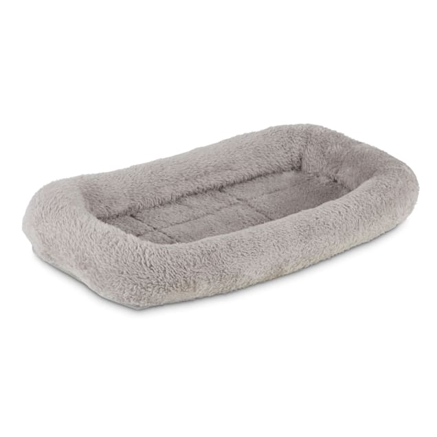 Animaze Gray Bolster Dog Mat for Crates Kennels 16 x10