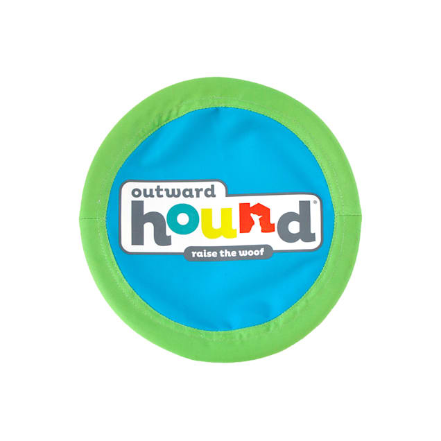 Outward Hound Blue Soft Fetch Flyer Dog Toy, Large - Carousel image #1