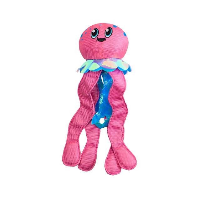 Outward Hound Floatiez Pink Jellyfish Dog Toy, Medium - Carousel image #1