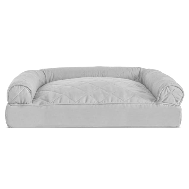 Furhaven quilted orthopedic clearance sofa dog