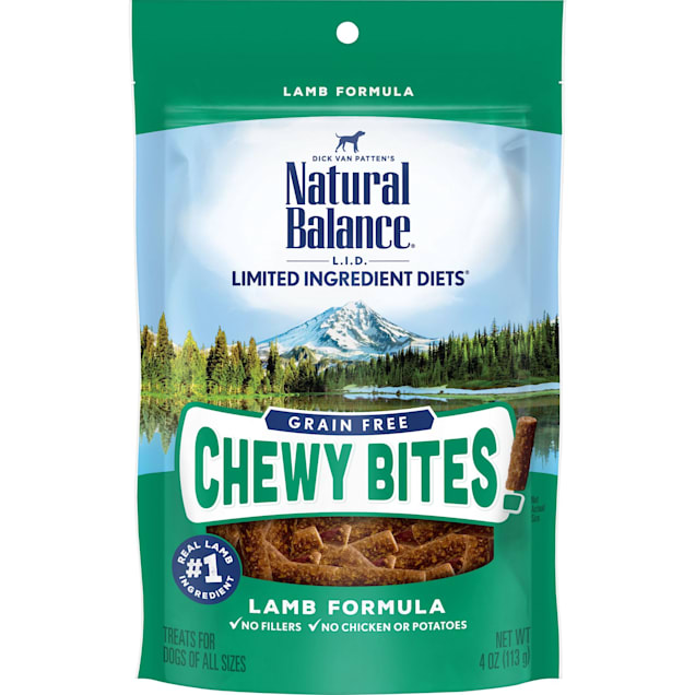 Natural Balance Limited Ingredient Diet Chewy Bites Lamb Dog Treat, 4 oz. - Carousel image #1