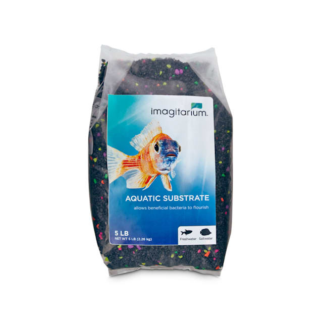 imagitarium black lagoon aquarium mini gravel 5 lbs