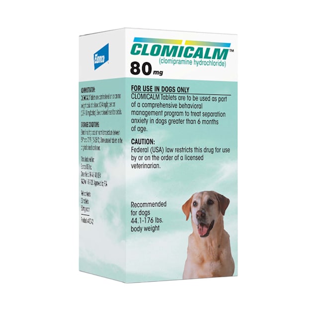 Clomicalm 80mg Anxiety Behavior Tablets for Dogs 30 Count