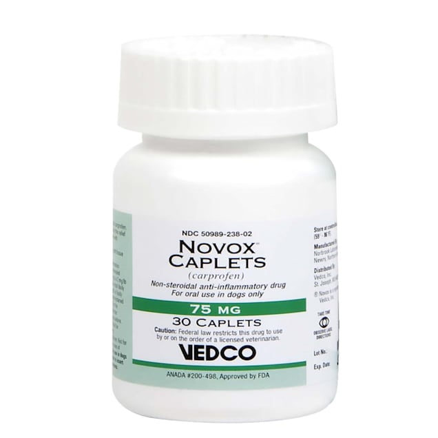 Novox (Carprofen) 75 mg Caplets, 30 Count - Carousel image #1