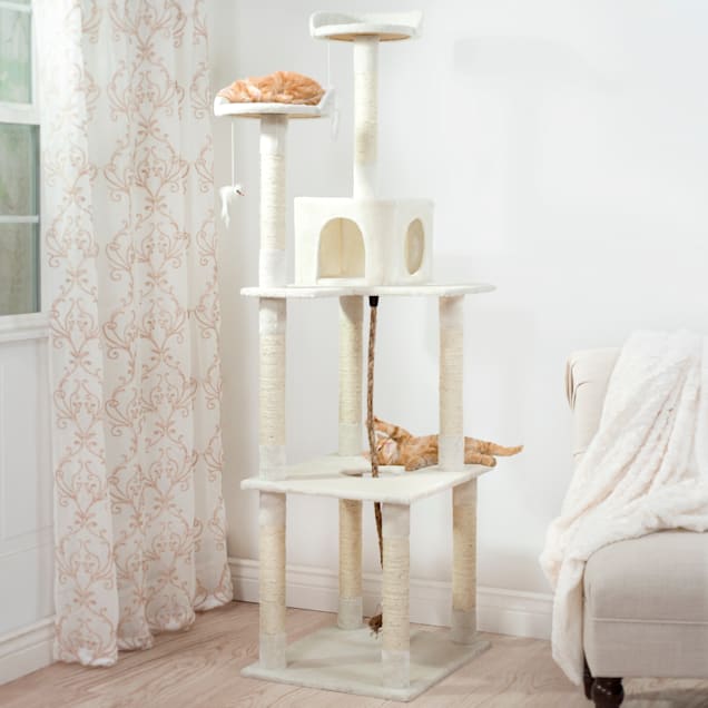 Catch cat tree top