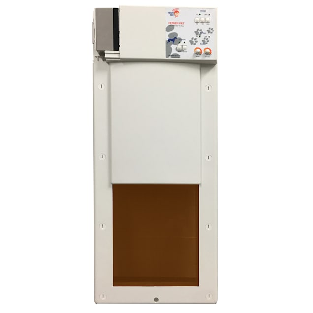 High tech power pet shop door