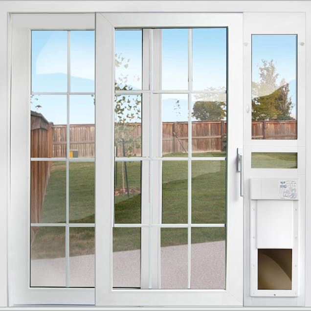 High tech pet automatic door clearance