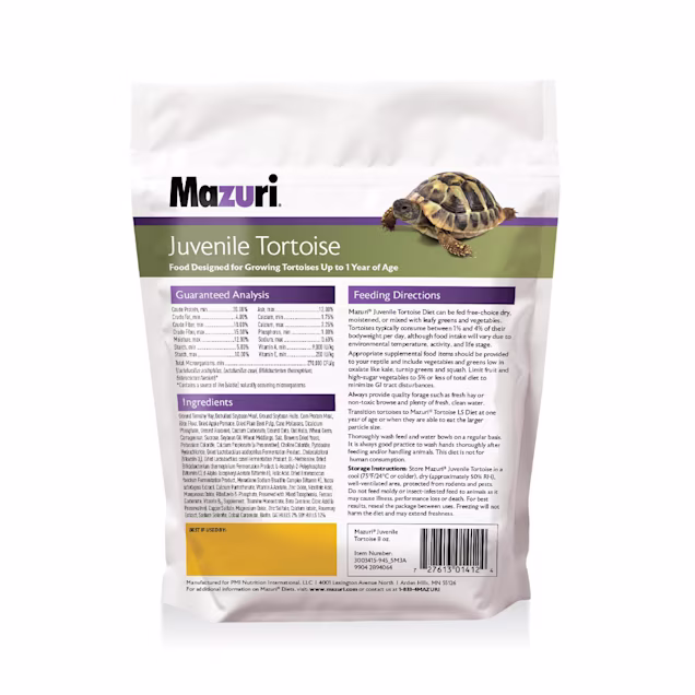 Mazuri Small Tortoise Diet LS Food, 8 oz. | Petco