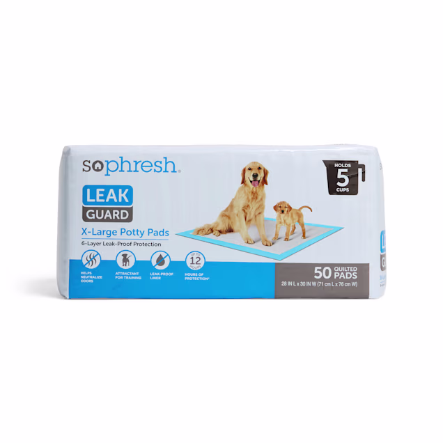 So Phresh X-Large Leak Guard Quilted Potty Pads, Count of 50 - Carousel image #1