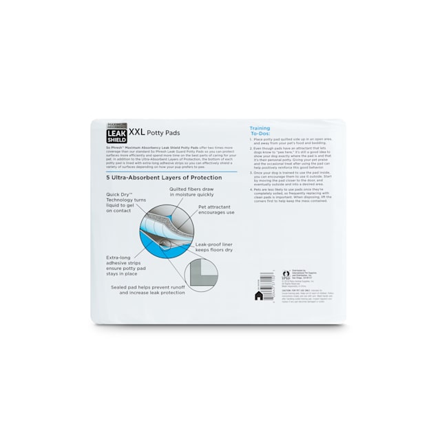 So Phresh Maximum Absorbency XX Large Leak Shield Potty Pads Count of 24 Petco